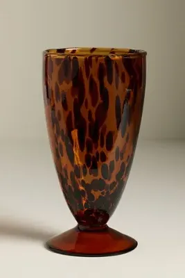 Gia Tortoise Goblet - Brown, Soda Lime Glass product