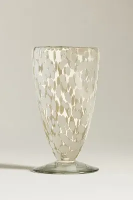 Gia Tortoise Goblet - White, Soda Lime Glass by Anthropologie, image 2