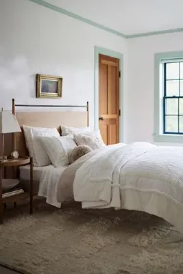 Gillian Double Quilted Bedspread - White, Cotton product
