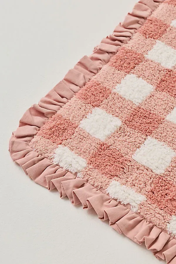 Gingham Tufted Bath Mat - Cotton by Anthropologie, image 2