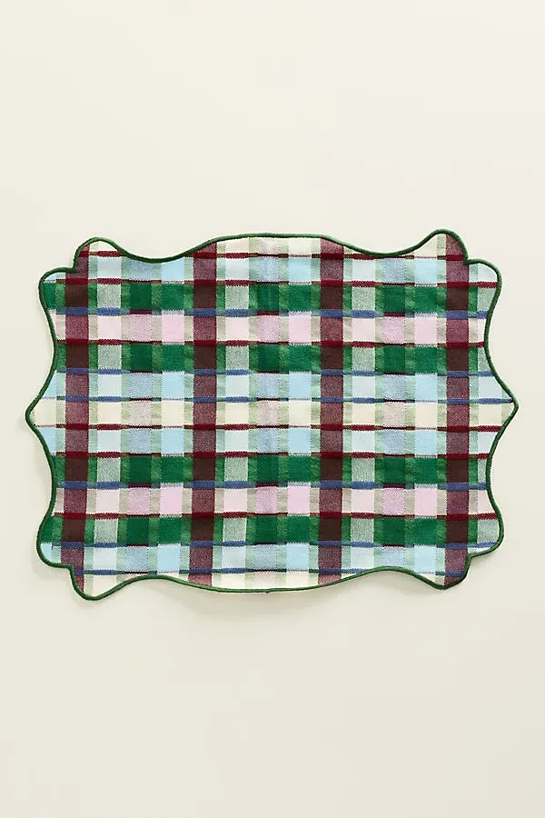 Gloria Placemat - Cotton Plaid by Anthropologie, alternate view