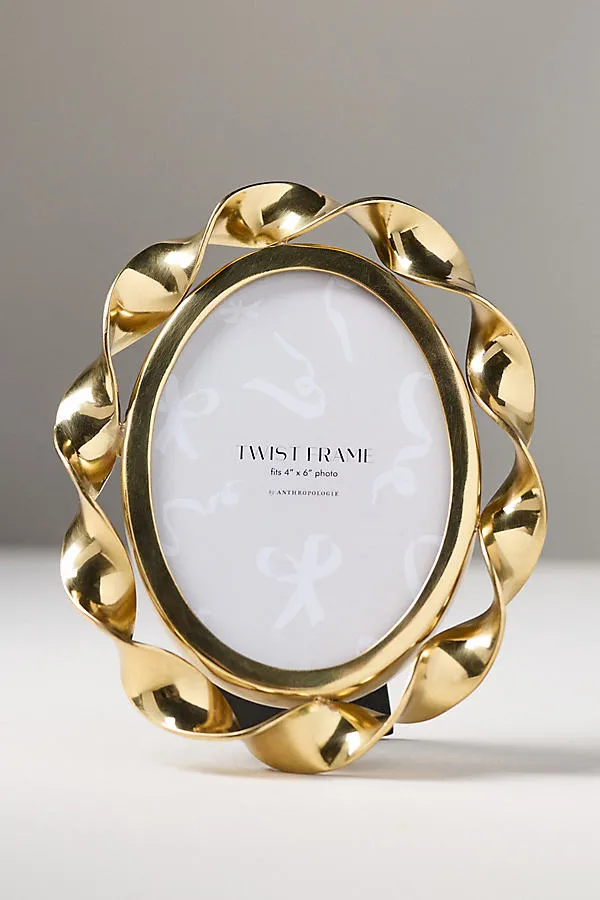 Gold Twist 4x6 Photo Frame - Gold product