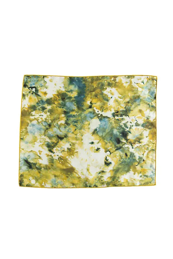 Goldie Home Linen Marble Print Placemats Set of 4 - Green product