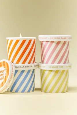 Gourmand Vanilla Shake Ice Cream Pint Candle - Blue, Ceramic product