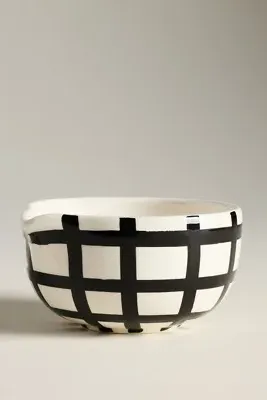 Greta Matcha Bowl - Black, Stoneware by Anthropologie, image 2