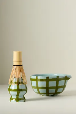 Greta Matcha Bowl - Green, Stoneware product