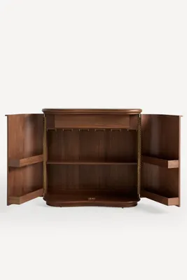 Grove Bar Cabinet with Storage - Eucalyptus Wood alternate view