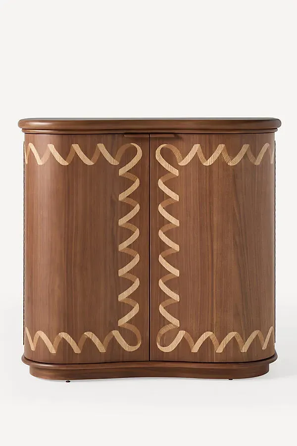 Grove Bar Cabinet with Storage - Eucalyptus Wood product