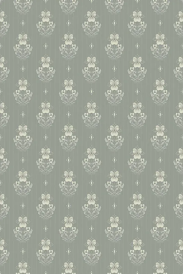 Gullvie Pansies Floral Wallpaper - Blue product