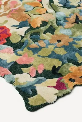 Gwendolyn 2x3 Tufted Floral Rug - Wool Blend alternate view