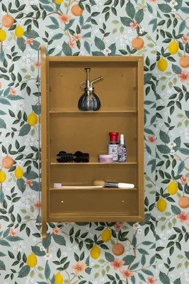 Hadley Mirrored Bathroom Wall Cabinet - Gold product