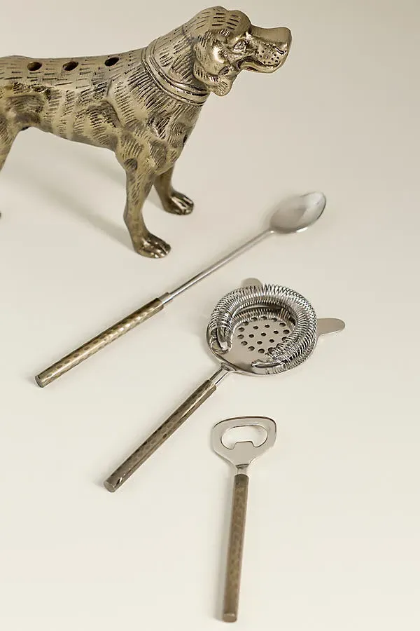 Hair of the Dog Bar Tools Set of 3 - Gold, Stainless Steel product