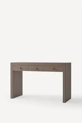 Hale Canvas Desk with Storage - Brown product