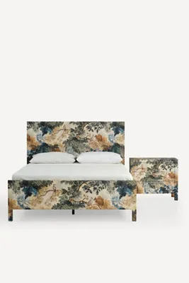 Hale Canvas Queen Size Bed - Blue product