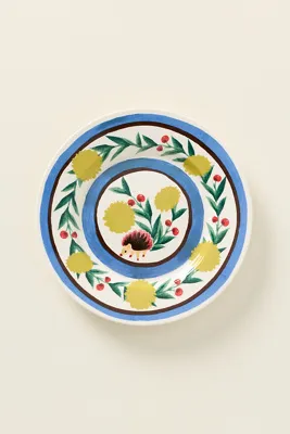 Halisa Dessert Plate - Blue, Stoneware by Anthropologie, image 2