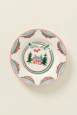 Halisa Dessert Plate - Blue, Stoneware by Anthropologie, image 2