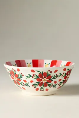 Halisa Stoneware Cereal Bowl - Pink by Anthropologie, image 2