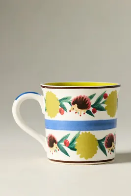 Halisa Stoneware Mug - Blue by Anthropologie, alternate view