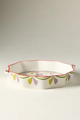 Halisa Stoneware Pie Dish by Anthropologie, image 2