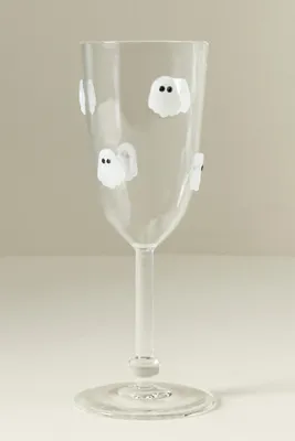 Halloween Icon Flute Glass - White, Borosilicate Glass product