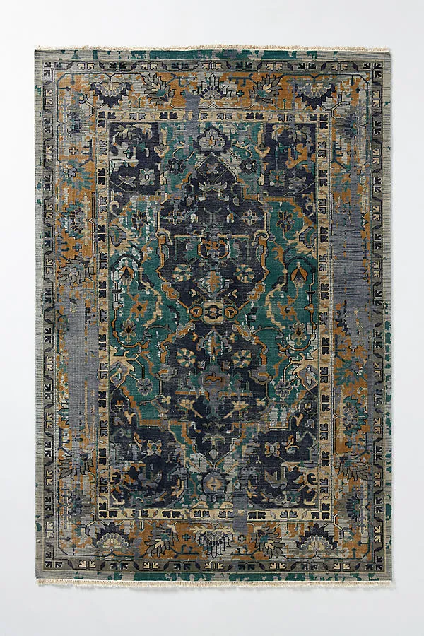 Hand-Knotted Festival 8x11 Rug - Blue, Wool product