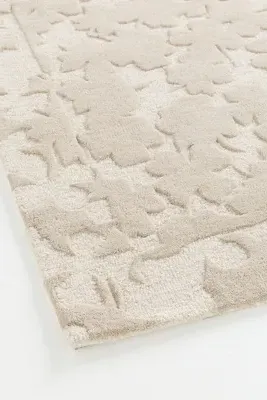Hand-Tufted Wool Clover 3x5 Rug - Beige, Wool product