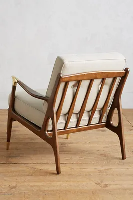 Haverhill Accent Chair - Beige, Linen alternate view