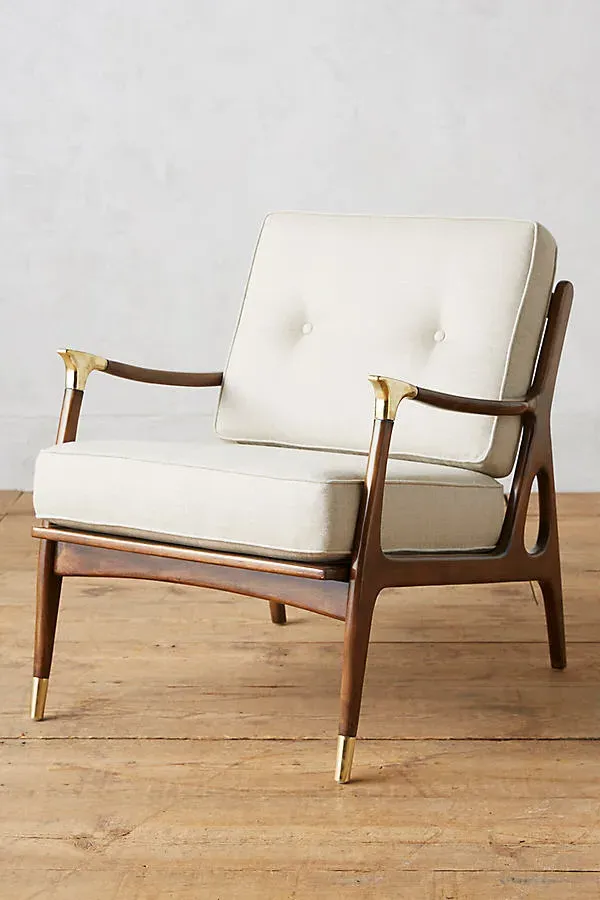 Haverhill Accent Chair - Beige, Linen product