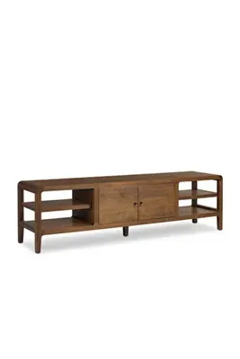 Hawkes Media Console - Brown, Walnut product