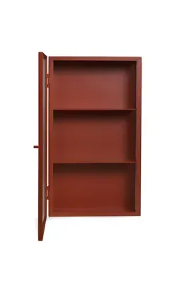 Haze Wall Cabinet - Red, Powder-Coated Steel by Anthropologie, image 2