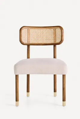 Heatherfield Dining Chair - Beige, Polyester/Linen product