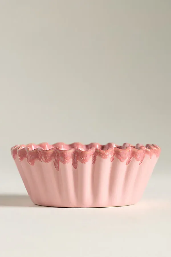 Helena Portuguese Reactive Glaze Ramekin - Pink, Stoneware by Anthropologie