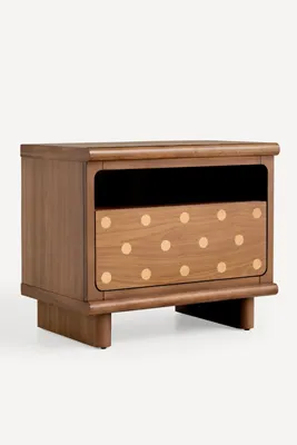 Helix Open Nightstand - Brown, Walnut product