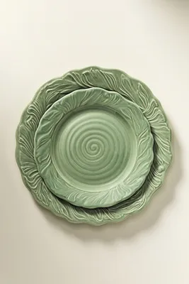 Hera Set of 4 Side Plates - Green, Stoneware product