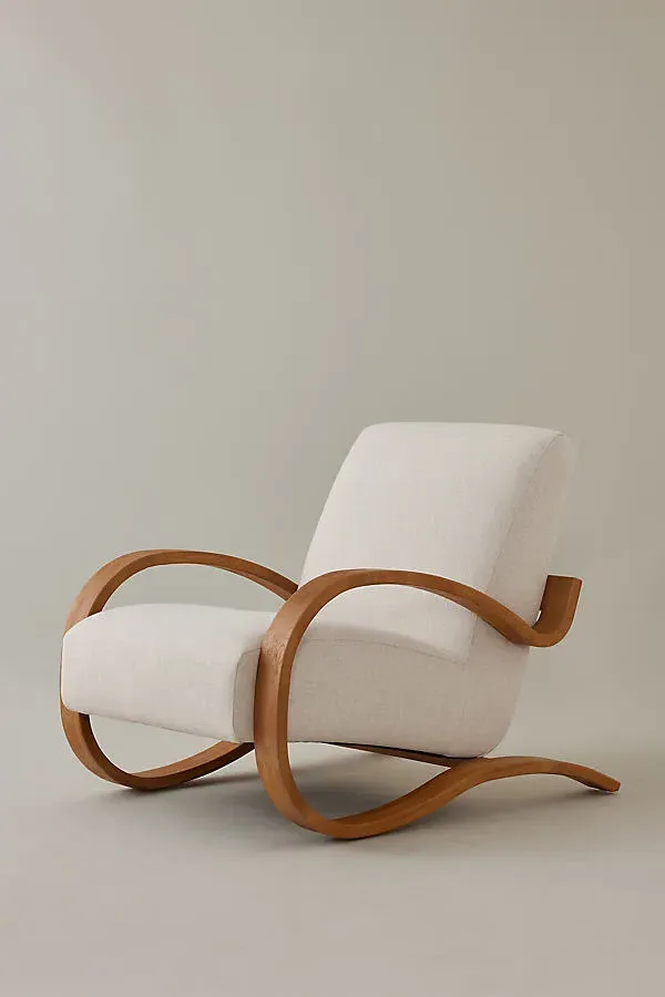 Herbin L-Shaped Lounge Chair - Beige, Linen product