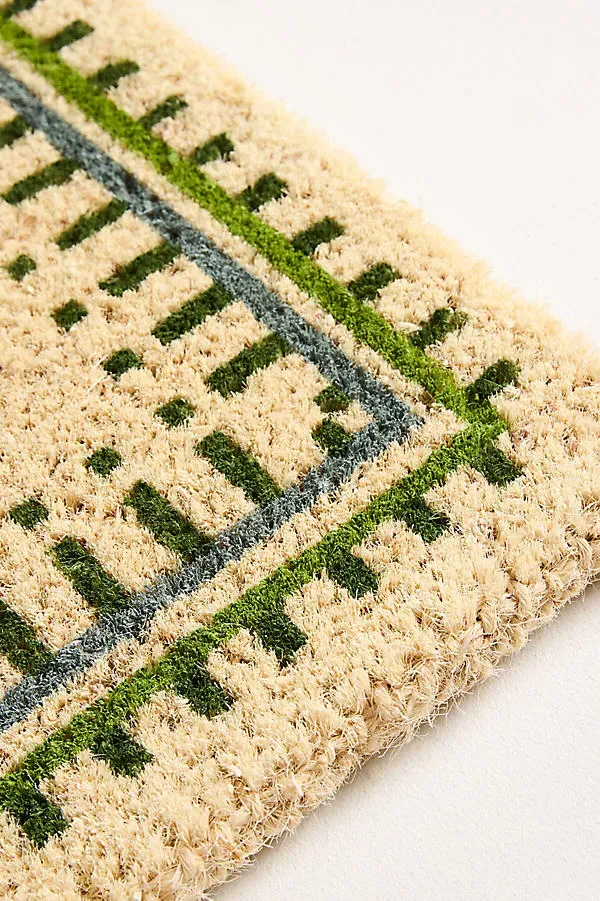 Hey Coir Printed Doormat - Blue product