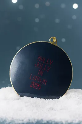 Holiday in the City Metal Ornament - Red by Anthropologie, image 2