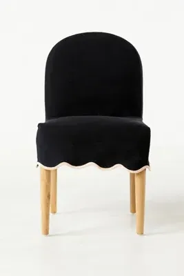 Holland Slipcover Dining Chair - Black, Cotton/Linen product