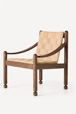 Hollis Accent Chair - Brown, Rattan product