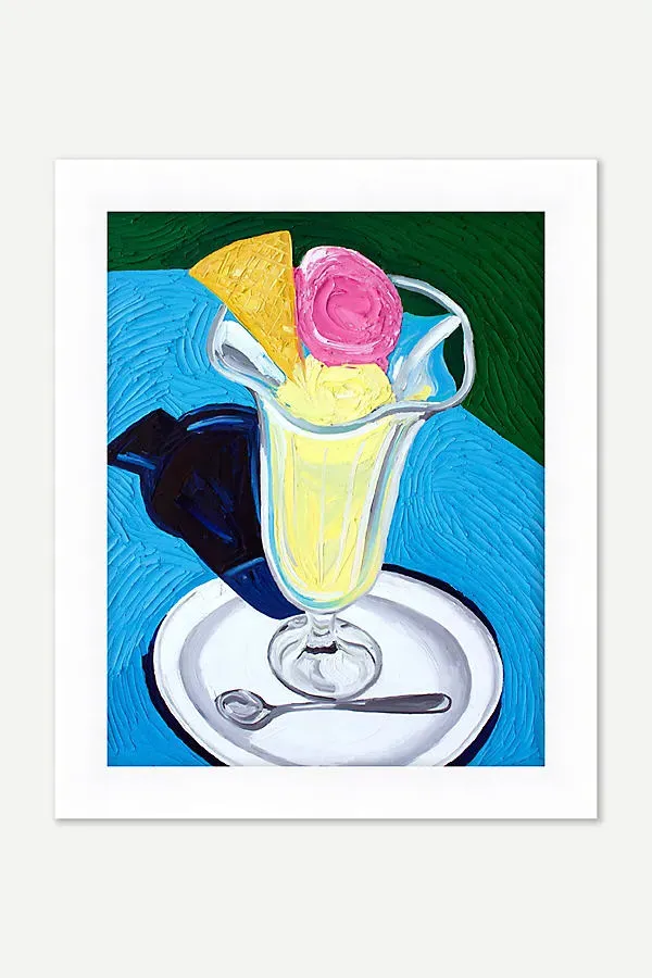 Ice Cream Sunday Wall Art - Canvas product