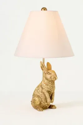 Icon Bunny Table Lamp - Gold, Linen product