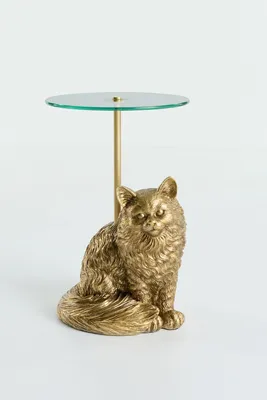 Icon Cat Edition Side Table - Gold product
