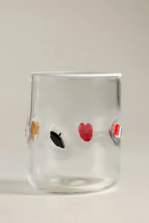 Icon City Edition Juice Glass - Black, Handblown Glass by Anthropologie