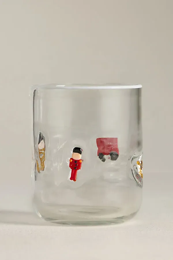 Icon City Edition Juice Glass - Red, Handblown Glass by Anthropologie