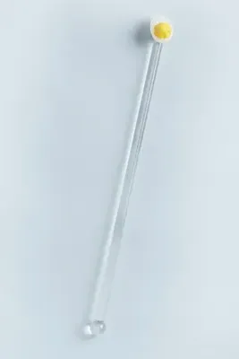 Icon Glass Cocktail Stirrers Set of 2 - Pink, Glass by Anthropologie, alternate view