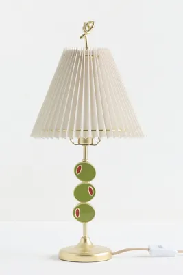 Icon Olive Martini Table Lamp - Green, Resin by Anthropologie, alternate view
