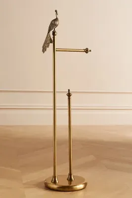 Ida Peacock Standing Toilet Paper Holder - Gold product