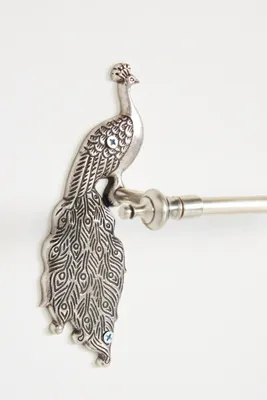 Ida Peacock Toilet Paper Holder - Silver, Brass product
