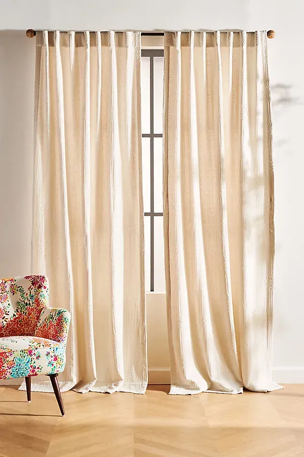 Ingrid Curtain - White, Cotton/Rayon product