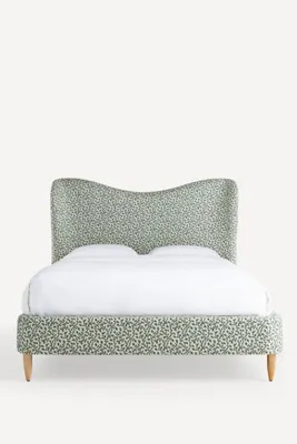 Irena Pied-A-Terre King Size Bed - Green, Polyester by Anthropologie, image 2